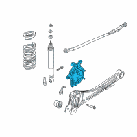 OEM 2014 Ram 3500 Front Steering Knuckle Diagram - 68216189AA