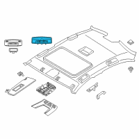 OEM 2018 BMW 230i xDrive Interior Light, Rear Diagram - 61-31-7-945-953