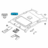 OEM BMW 230i Interior Light, Rear Diagram - 61-31-7-945-953