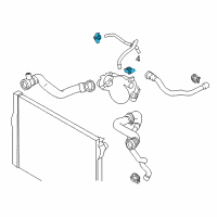 OEM BMW 750Li Hose Clamp Diagram - 07-12-9-952-102