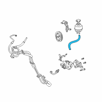 OEM 1999 Lexus GS400 Oil Reservoir To Pump Hose, No.1 Diagram - 44348-30200