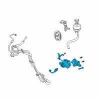 OEM 2001 Lexus GS430 Vane Pump Assembly Diagram - 44320-30570