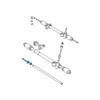 OEM 1995 Toyota Tacoma Inner Tie Rod Diagram - 45503-39085