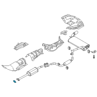 OEM 2013 Ford Focus Front Muffler Gasket Diagram - CV6Z-9450-B