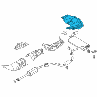 OEM 2015 Ford Focus Heat Shield Diagram - CP9Z-5811434-A