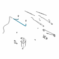 OEM 2005 Kia Rio Hose Assembly-Front Wash Diagram - 98660FD000