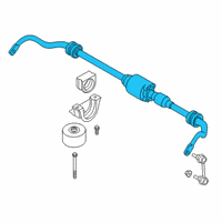 OEM BMW X7 ACTIVE STABILIZER REAR Diagram - 37-10-6-899-791