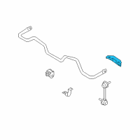 OEM Infiniti Bracket-Rear Stabilizer Diagram - 54650-AL500