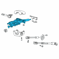 OEM Dodge Viper Column-Steering Diagram - 68159858AB