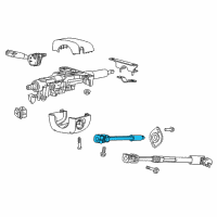 OEM 2017 Dodge Viper Steering Column Intermediat Shaft Diagram - 5290070AF