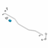OEM Hyundai Genesis Bush-Stabilizer Bar Diagram - 55513-B1400