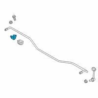 OEM 2020 Kia Stinger Bracket-STABILIZER Bar Diagram - 55516J5000