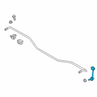 OEM Kia Stinger Link Assembly-Rear Stabilizer Diagram - 55530J5000