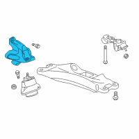 OEM Cadillac ATS Bracket-Engine Mount Diagram - 20841858