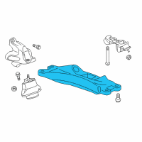 OEM Cadillac Transmission Mount Bracket Diagram - 23104539