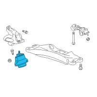 OEM 2019 Cadillac ATS Mount Diagram - 23340398