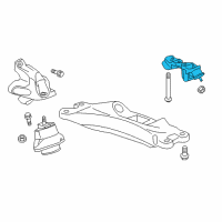 OEM Cadillac ATS Transmission Mount Bracket Diagram - 84119721