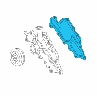 OEM Ford Mustang Water Pump O-Ring Diagram - F65Z8507AC