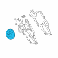 OEM 2007 Ford Freestar Pulley Diagram - 5F2Z-8509-AA