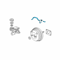 OEM 2004 Honda Civic Tube Assy., Master Power Diagram - 46402-S5B-A01