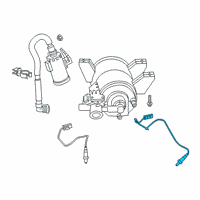 OEM 2021 BMW 530i xDrive Oxygen Sensor Diagram - 11-78-8-651-104