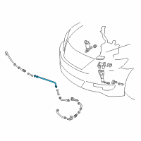 OEM 2012 Lexus LS600h Hose, Headlamp Cleaner, NO.5 Diagram - 85275-33030