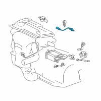 OEM Toyota Solara Oxygen Sensor Diagram - 89465-06120