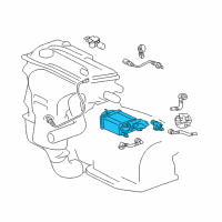 OEM Toyota Camry Vapor Canister Diagram - 77740-06141