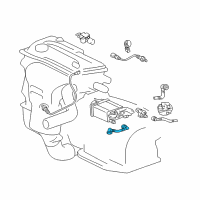 OEM 2012 Toyota Avalon Vent Hose Diagram - 77404-06050