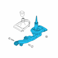 OEM 2017 Ford Mustang Gear Shift Assembly Diagram - FR3Z-7210-G