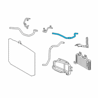 OEM 2021 Lexus RX350L Hose, Oil Cooler Out Diagram - 32942-48140