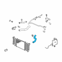 OEM 2005 Chevrolet Monte Carlo Outlet Radiator Coolant Hose Assembly Diagram - 10333863