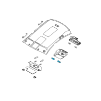 OEM 2008 Nissan Maxima Bulb Diagram - 26433-ZK00A