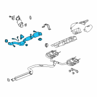 OEM 2018 Cadillac XTS Front Pipe Diagram - 22743543