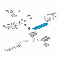 OEM Cadillac XTS Heat Shield Diagram - 13238805