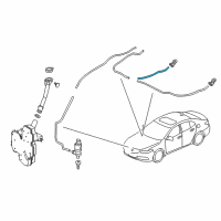 OEM 2020 Acura TLX Tube 4X7X340 Diagram - 76832-TZ3-A01