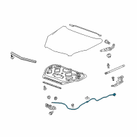 OEM 2012 GMC Terrain Release Cable Diagram - 20861493