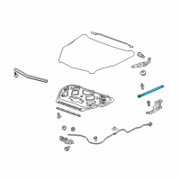 OEM Chevrolet Equinox Support Cylinder Diagram - 23408396