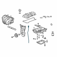 OEM GMC Canyon Dipstick Diagram - 12633154