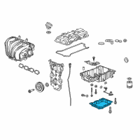 OEM 2020 Chevrolet Colorado Lower Oil Pan Diagram - 12673401