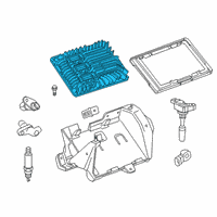OEM Cadillac ATS ECM Diagram - 19420197