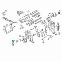 OEM Nissan Armada Mode Actuator Assembly Diagram - 27141-1LA0A