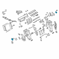 OEM Infiniti QX80 Mode Actuator Assembly Diagram - 27141-1LA0A