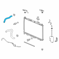 OEM Acura RDX Hose, Water (Upper) Diagram - 19501-R8A-A01