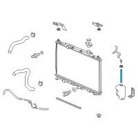 OEM Acura RDX Hose, Reserve Tank Diagram - 19103-R8A-A00
