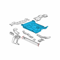 OEM 2002 Ford Ranger Floor Pan Diagram - XL5Z-1011135-AA