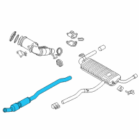 OEM 2018 BMW X2 Catalytic Converter Diagram - 18-30-8-627-221