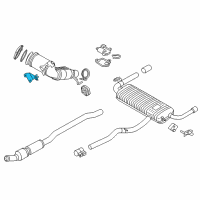 OEM 2022 BMW X2 HOLDER CATALYTIC CONVERTER N Diagram - 18-32-8-484-348