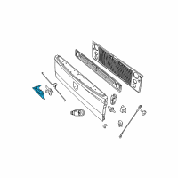 OEM Ram 2500 Handle-TAILGATE Diagram - 68084284AB