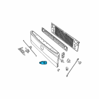 OEM Ram 1500 Cylinder-Bed EXTENDER Lock Diagram - 68055957AA